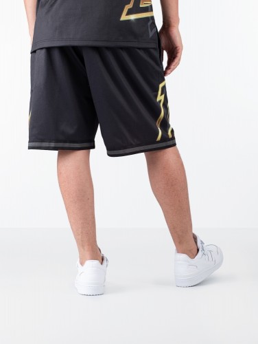 Men's Lakers basketball jersey mitchell ness big face shorts black 2020